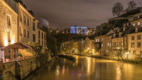 Luxembourg City by night
