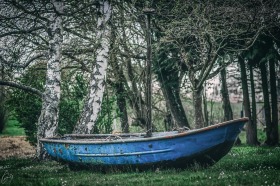 Blaues Boot - Blue Boat