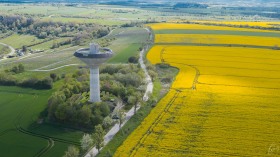 Watertower near Remerschen in Luxembourg