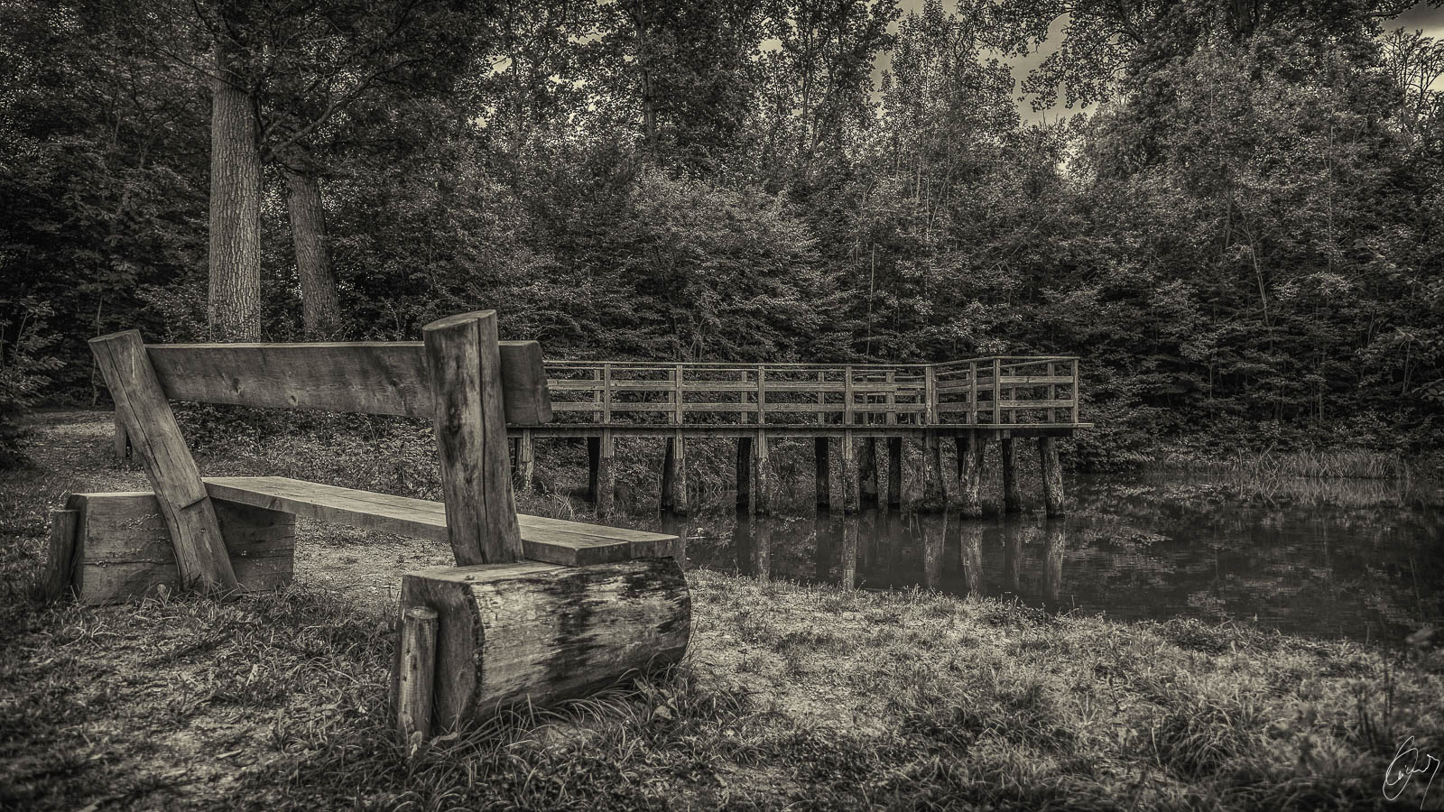 Ruheplatz am Teich - Place to rest at the pond