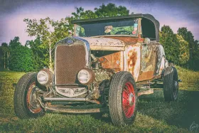 Ein "Ford A" im Vintage Stil