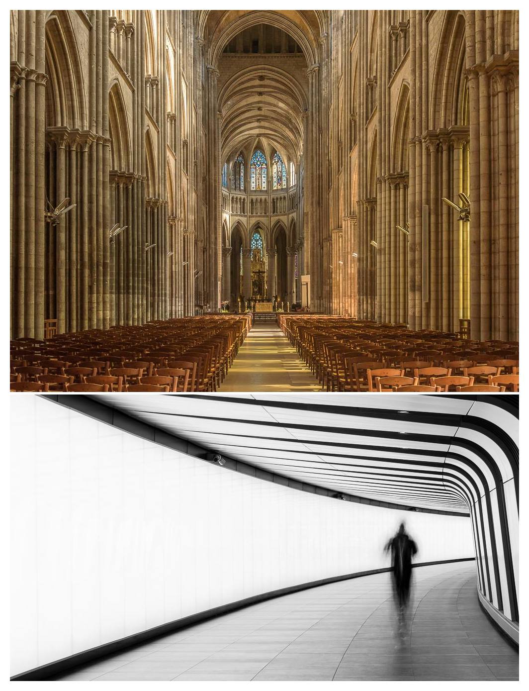 Rouen Kathedrale; Jogging; St.Pancras; Granary Square; Kings Cross