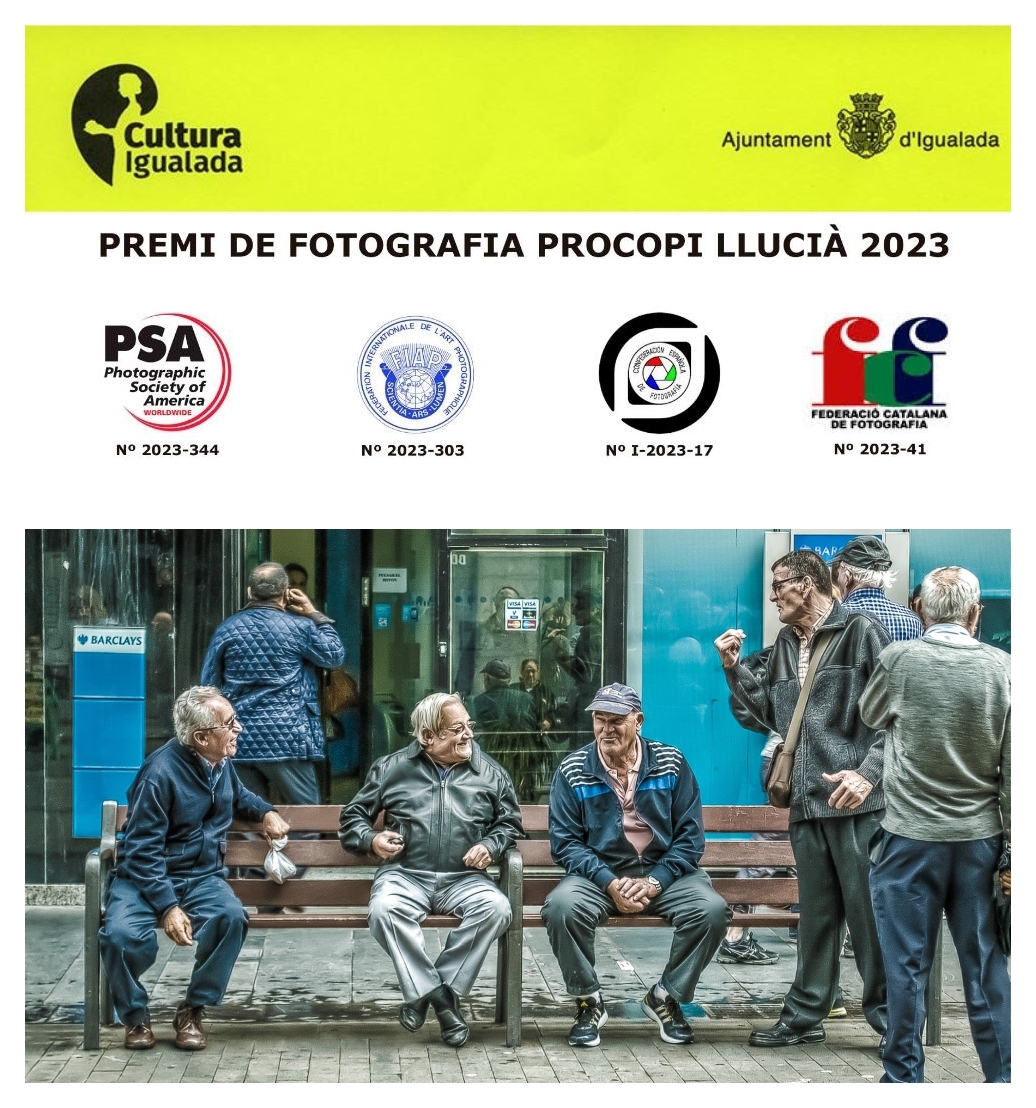 AGRUPACIÓ FOTOGRÀFICA D'IGUALADA; Photography Award Procopi Llucià 2023; Discussion at Las Palmas; Paul Hilbert